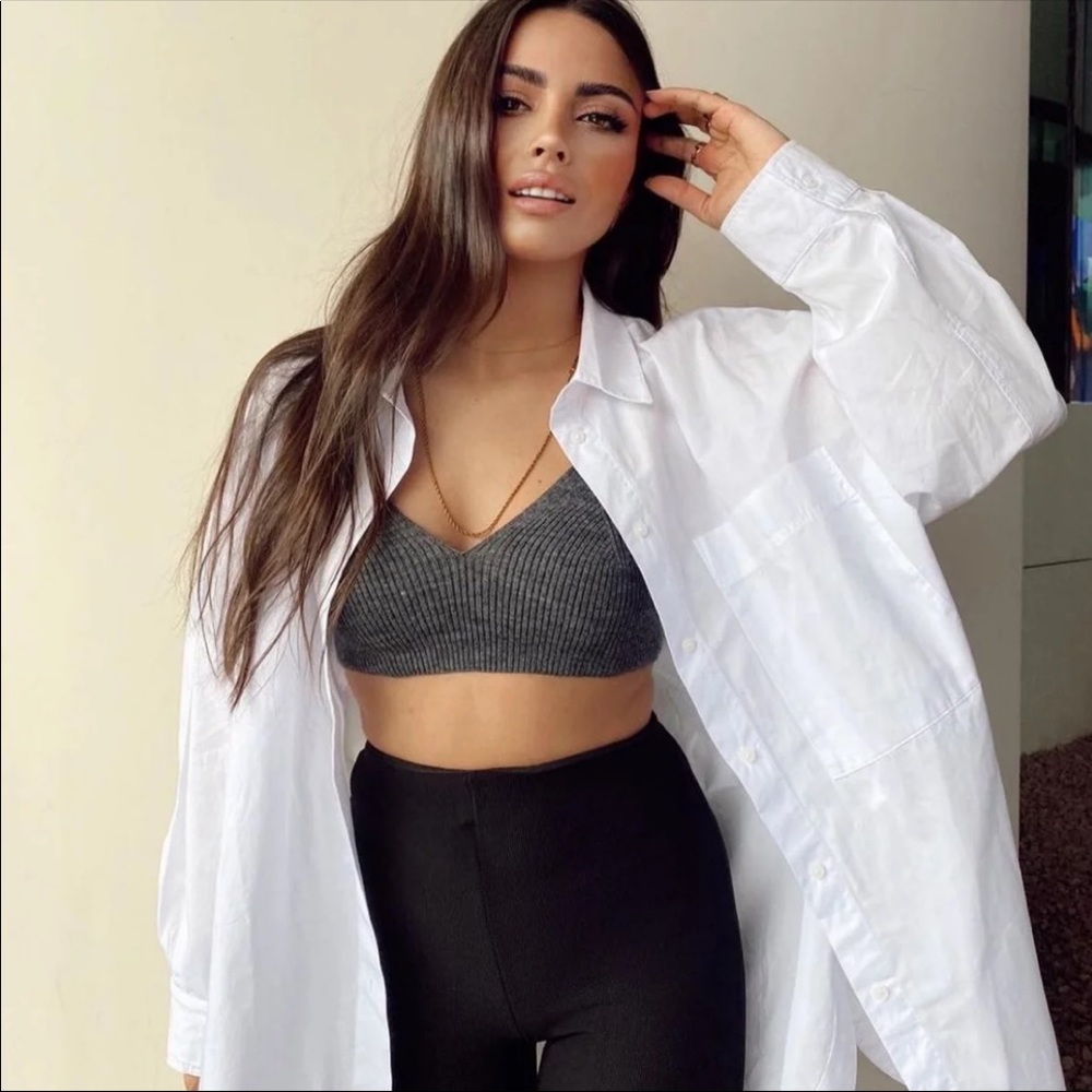 𝗡𝗪𝗧 𝗭𝗮𝗿𝗮 • Wool Blend Ribbed Top